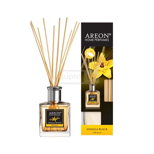AREON Home Perfume Vanilla Black 150ml - Scented Sticks
