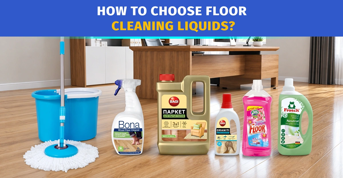 How to choose floor cleaning liquids for different surfaces