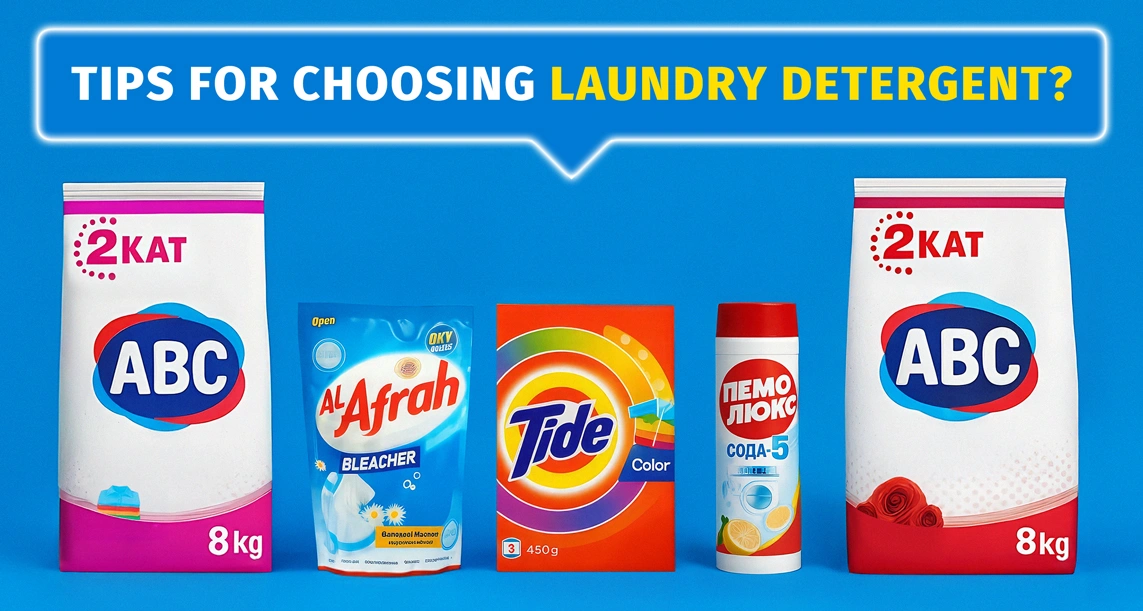 How to choose laundry detergent for commercial and household use