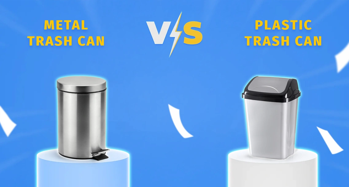 Metal VS Plastic - How to Choose the Best Trash Can
