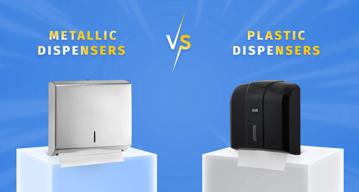 Metallic VS Plastic Dispensers - Technical Features and Differences